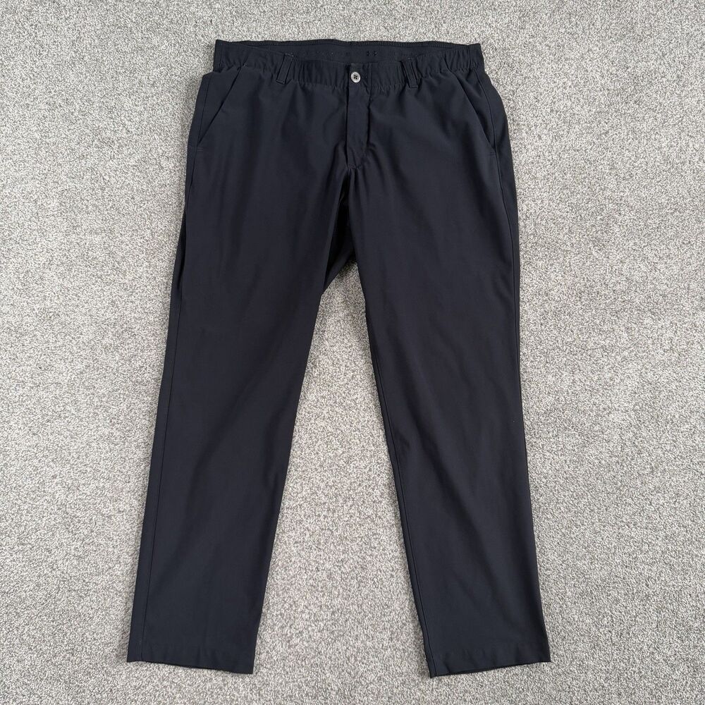 Under Armour UA Vanish Tapered Golf Pants Mens Black Performance Size 38x32